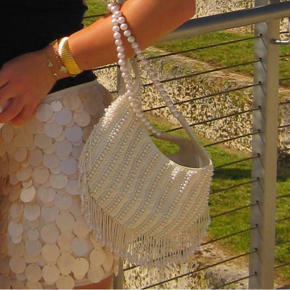 Made in India | Marshalls viral beaded pearl bag